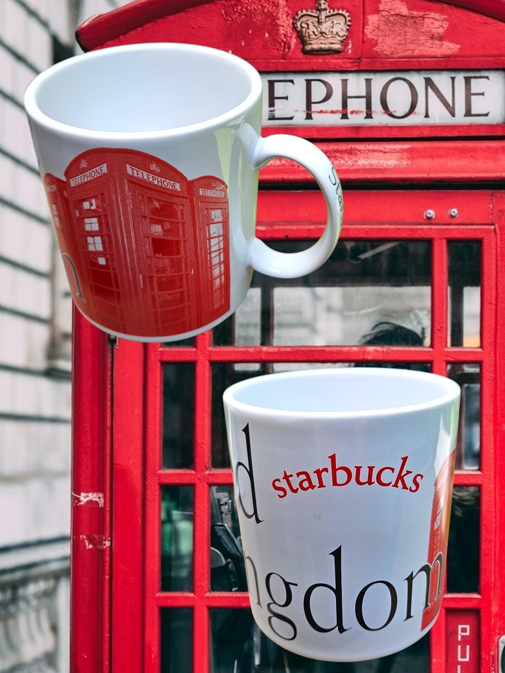 Starbucks United Kingdom City Mug Collector's Series 2000 Telephone Booth Mug